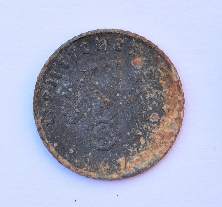 German pfennig back