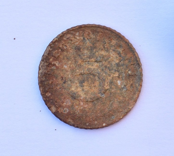 German pfennig front