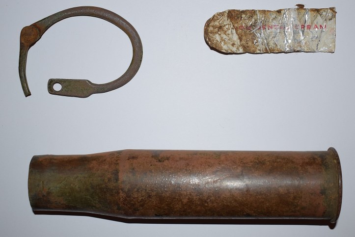 Kit bag lock toiletry tube and 37mm cartridge case